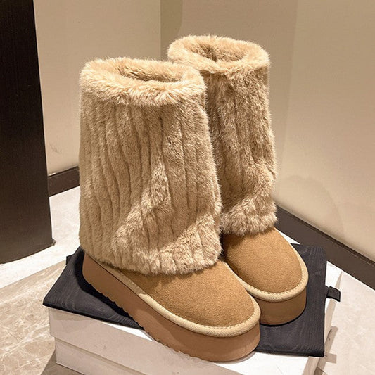 Valentina | Botas de Invierno con Plataforma y Forro de Pelo