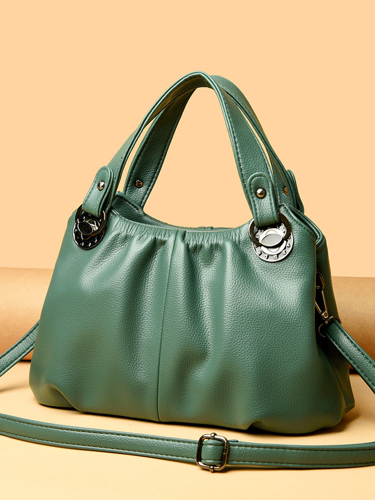 Carla | Bolso Tote de Piel Genuina 3 en 1 para Mano, Hombro y Bandolera