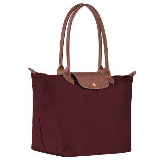 Bolso Plegable de Nailon Premium | Burdeos