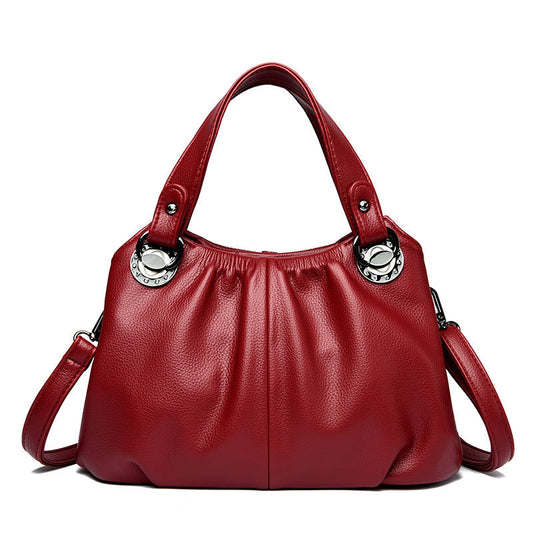 Carla | Bolso Tote de Piel Genuina 3 en 1 para Mano, Hombro y Bandolera