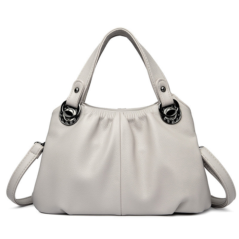 Carla | Bolso Tote de Piel Genuina 3 en 1 para Mano, Hombro y Bandolera