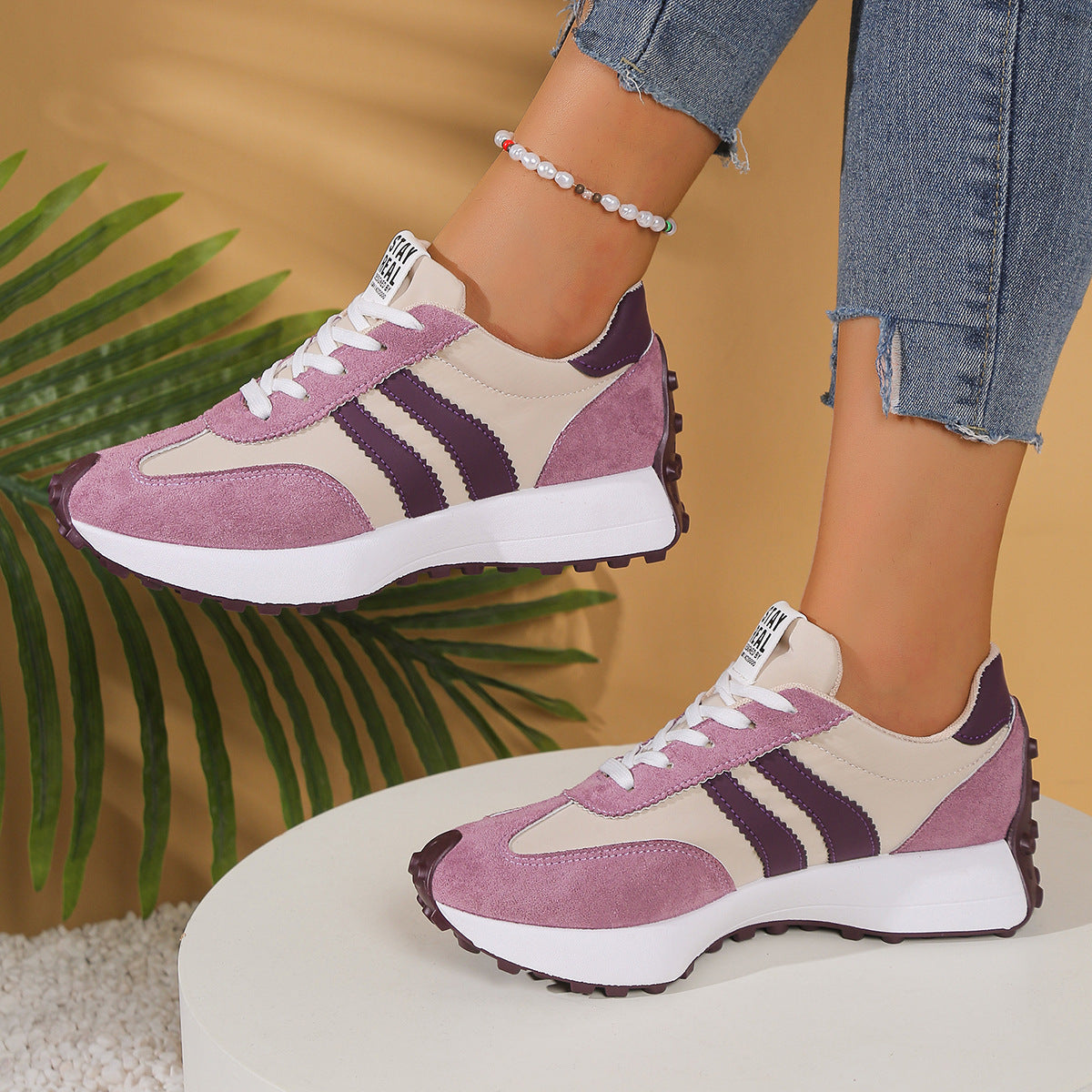 Aroa | Zapatillas Cómodas de Estilo Retro