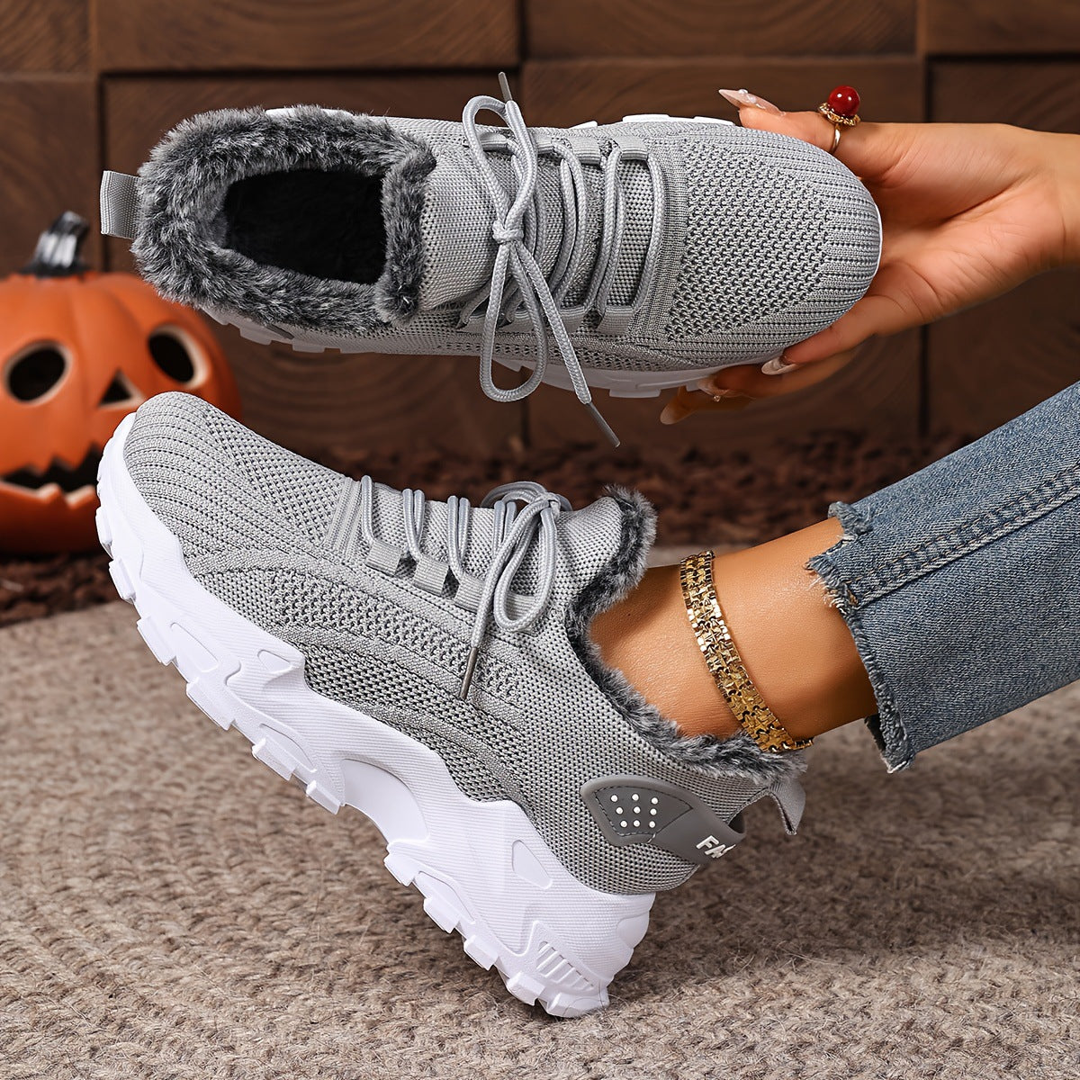 Raquel | Zapatillas Acolchadas y Cálidas de Invierno
