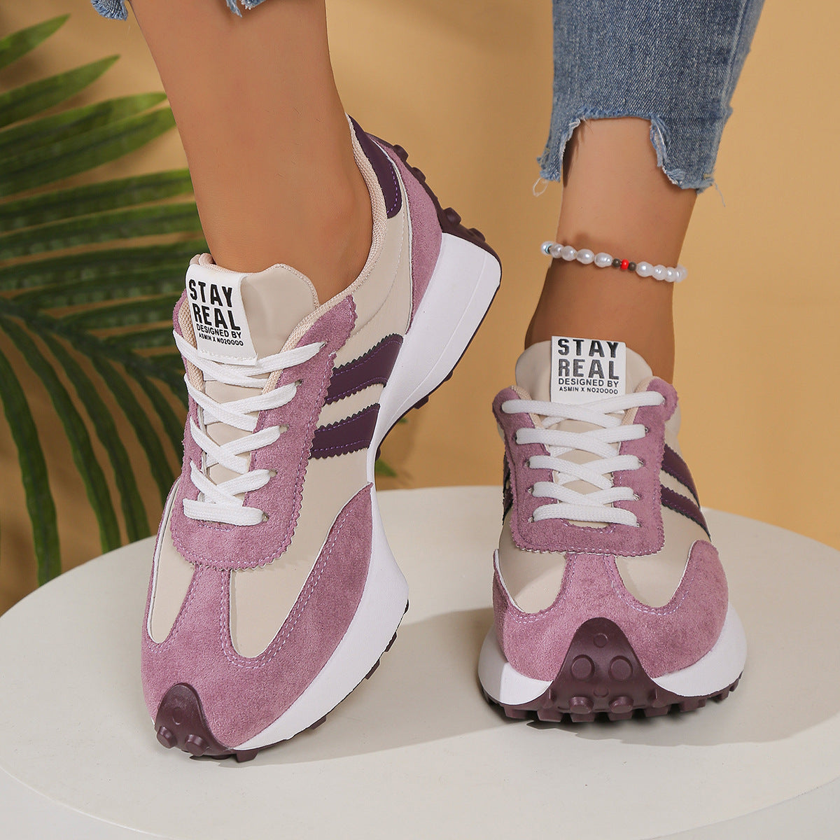 Aroa | Zapatillas Cómodas de Estilo Retro