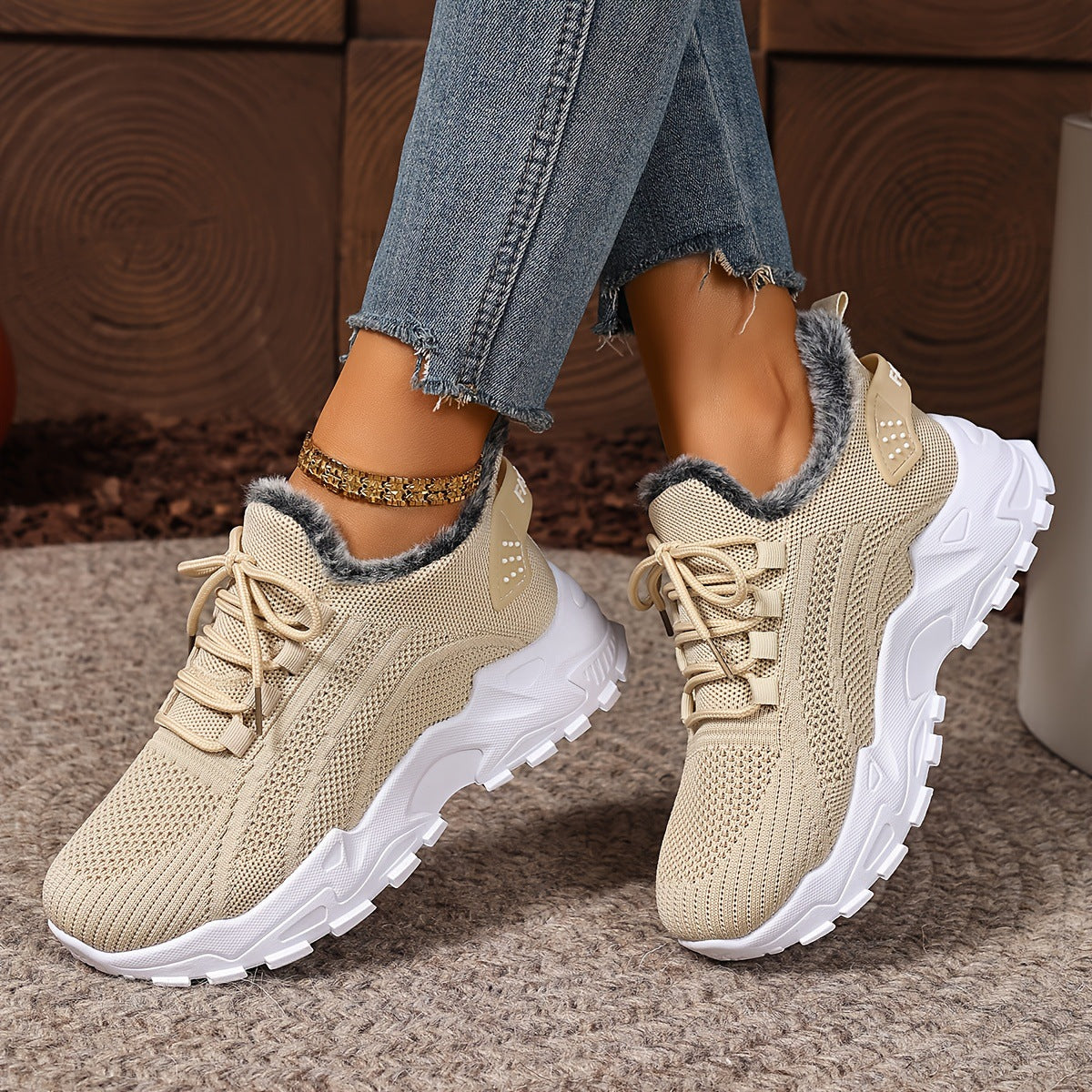 Raquel | Zapatillas Acolchadas y Cálidas de Invierno