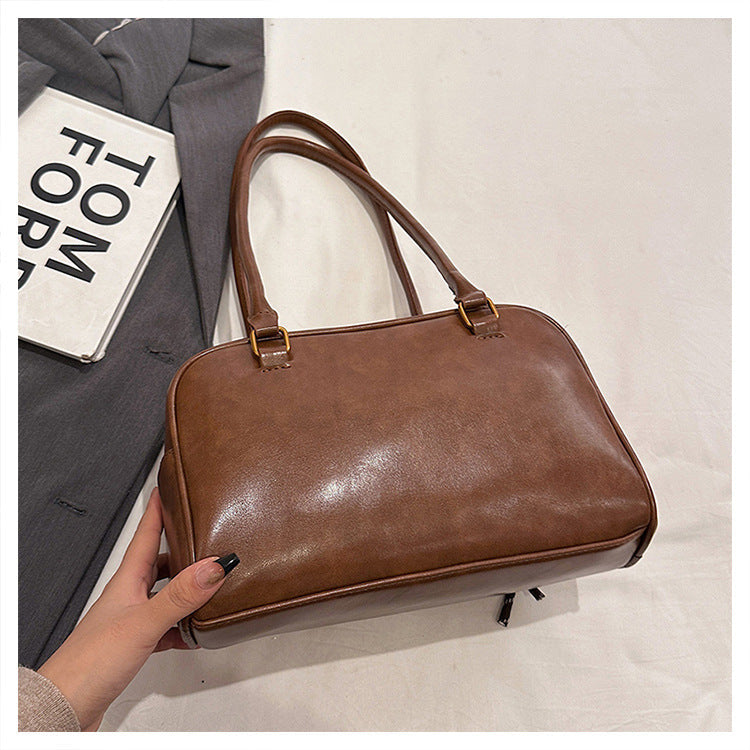 Martina | Bolso Tote Vintage Boston Acolchado – Hombro y Mano