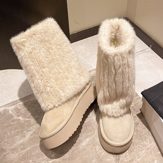 Valentina | Botas de Invierno con Plataforma y Forro de Pelo