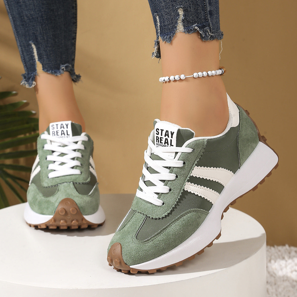 Aroa | Zapatillas Cómodas de Estilo Retro