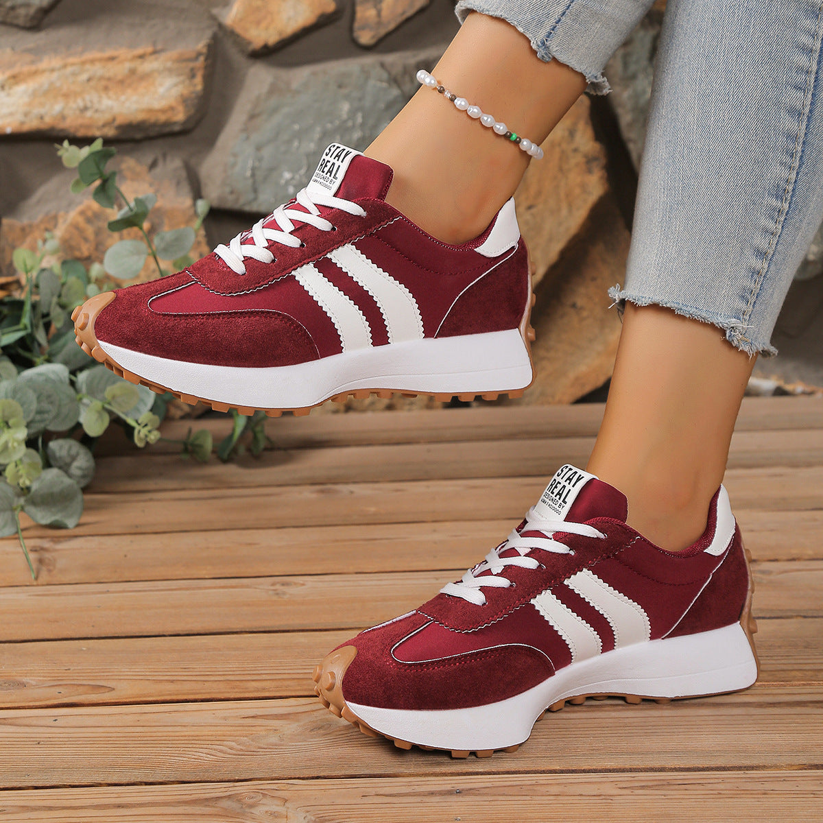Aroa | Zapatillas Cómodas de Estilo Retro