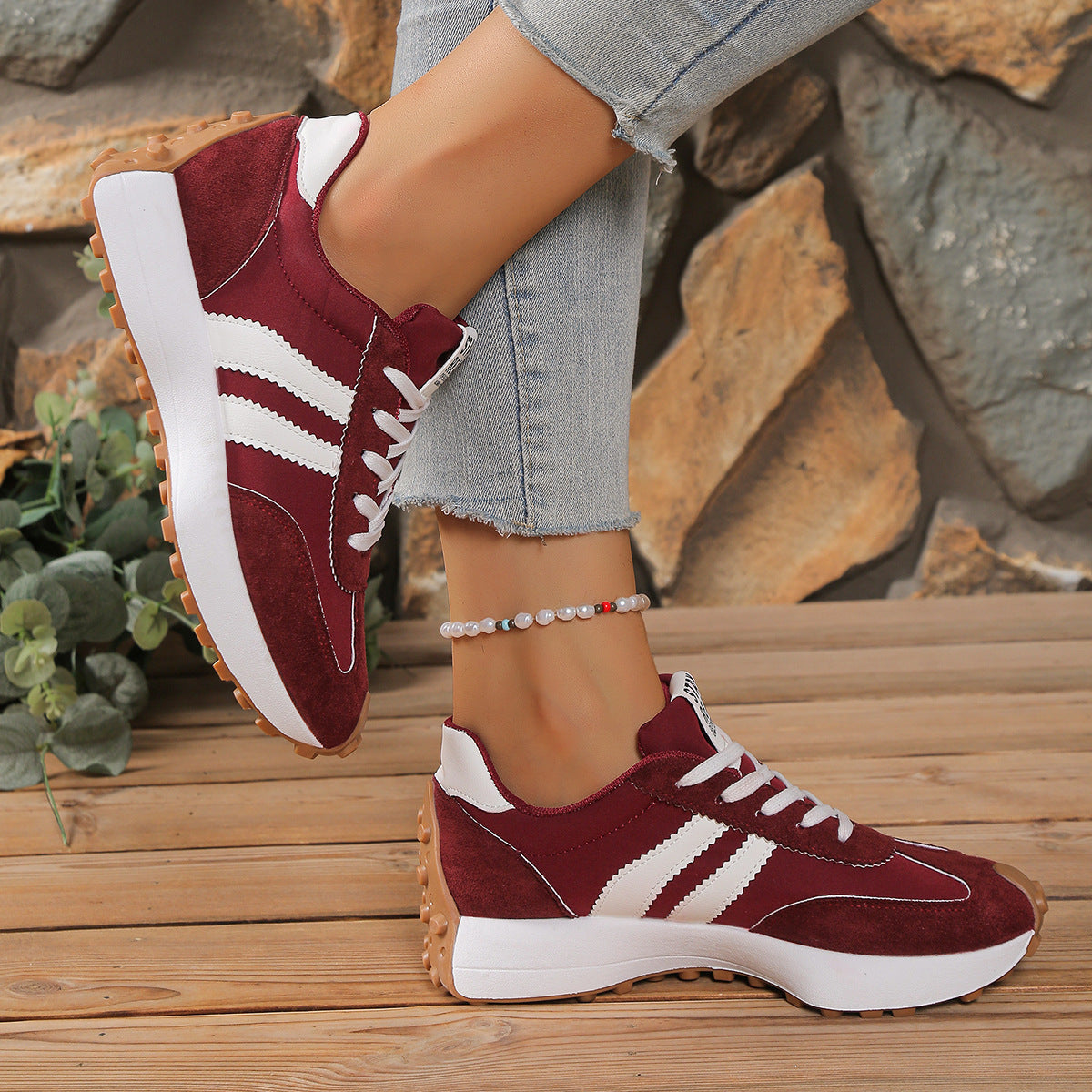 Aroa | Zapatillas Cómodas de Estilo Retro