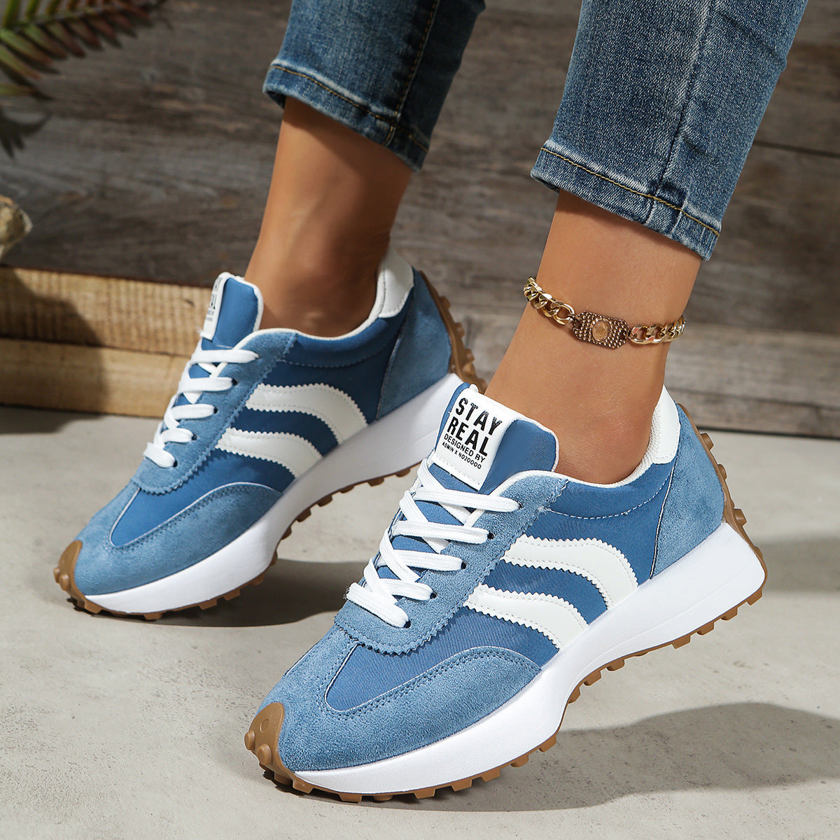 Aroa | Zapatillas Cómodas de Estilo Retro