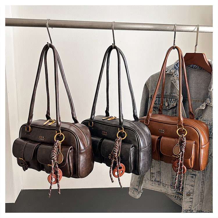 Martina | Bolso Tote Vintage Boston Acolchado – Hombro y Mano