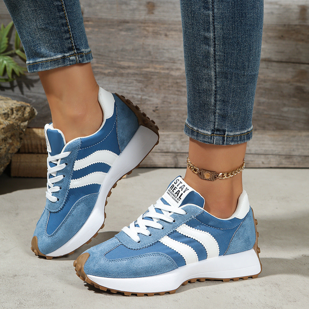 Aroa | Zapatillas Cómodas de Estilo Retro