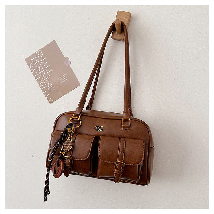 Martina | Bolso Tote Vintage Boston Acolchado – Hombro y Mano