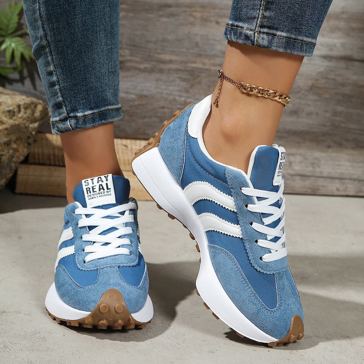Aroa | Zapatillas Cómodas de Estilo Retro