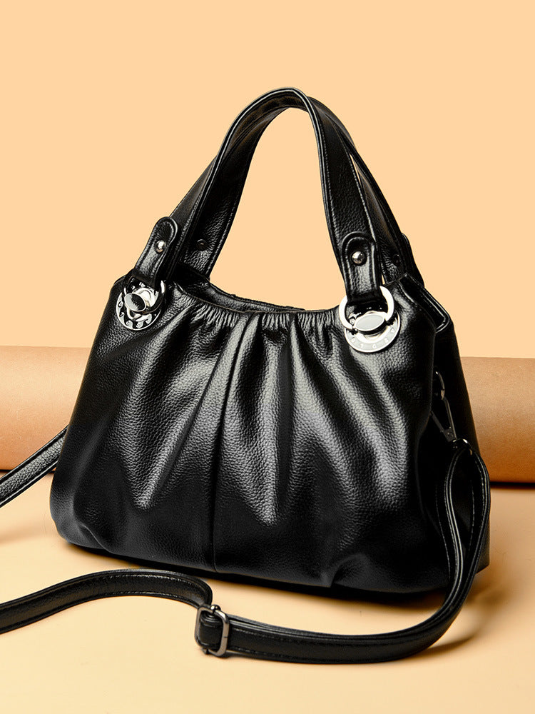 Carla | Bolso Tote de Piel Genuina 3 en 1 para Mano, Hombro y Bandolera