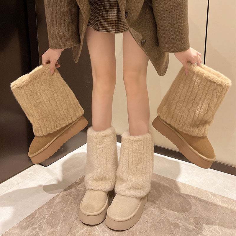 Valentina | Botas de Invierno con Plataforma y Forro de Pelo