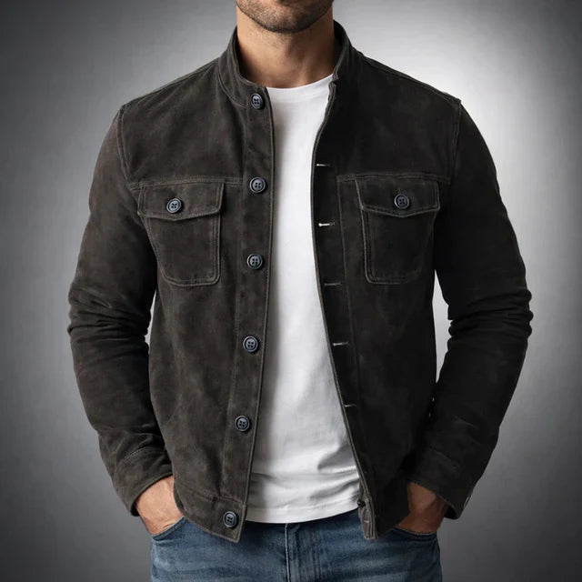 Lorenzo | Chaqueta de ante premium
