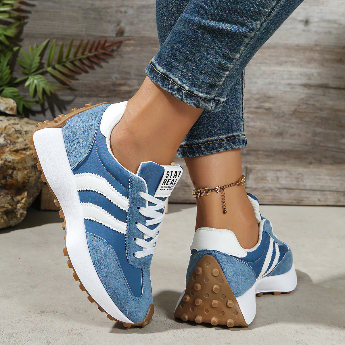 Aroa | Zapatillas Cómodas de Estilo Retro