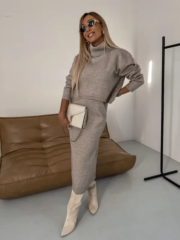 Alba | Conjunto vestido de punto