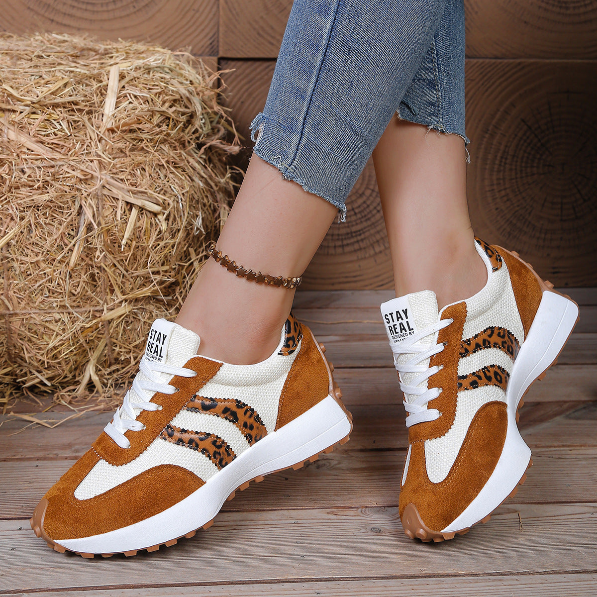 Aroa | Zapatillas Cómodas de Estilo Retro