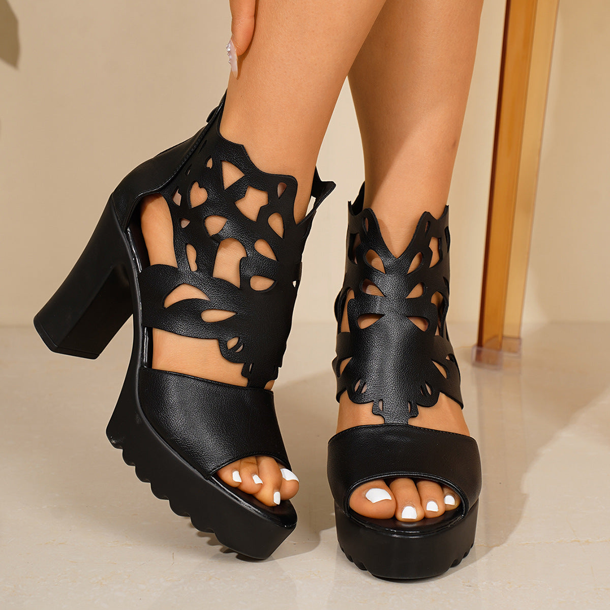 Alana | Sandalias Arden de Tacón Ancho