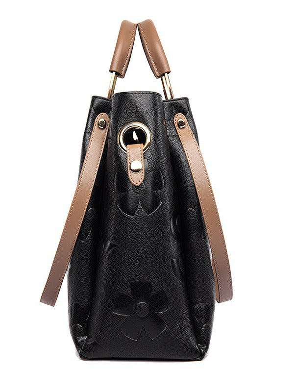 Lucia | Bolso Bucket Vintage Texturizado con Neceser Extraíble