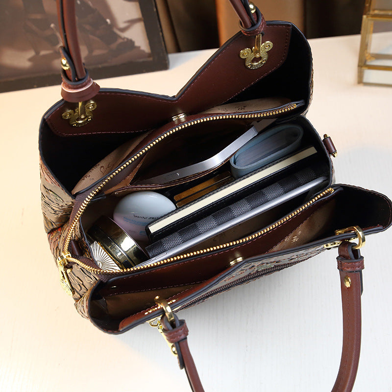 Elena | Bolso Tote Vintage XL Elegante y Espacioso