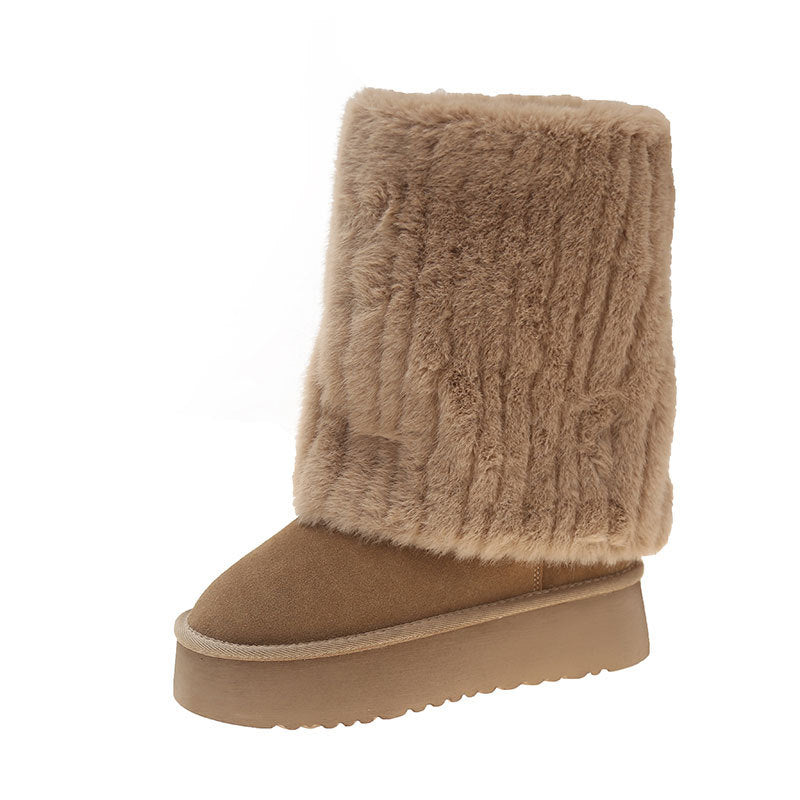 Valentina | Botas de Invierno con Plataforma y Forro de Pelo