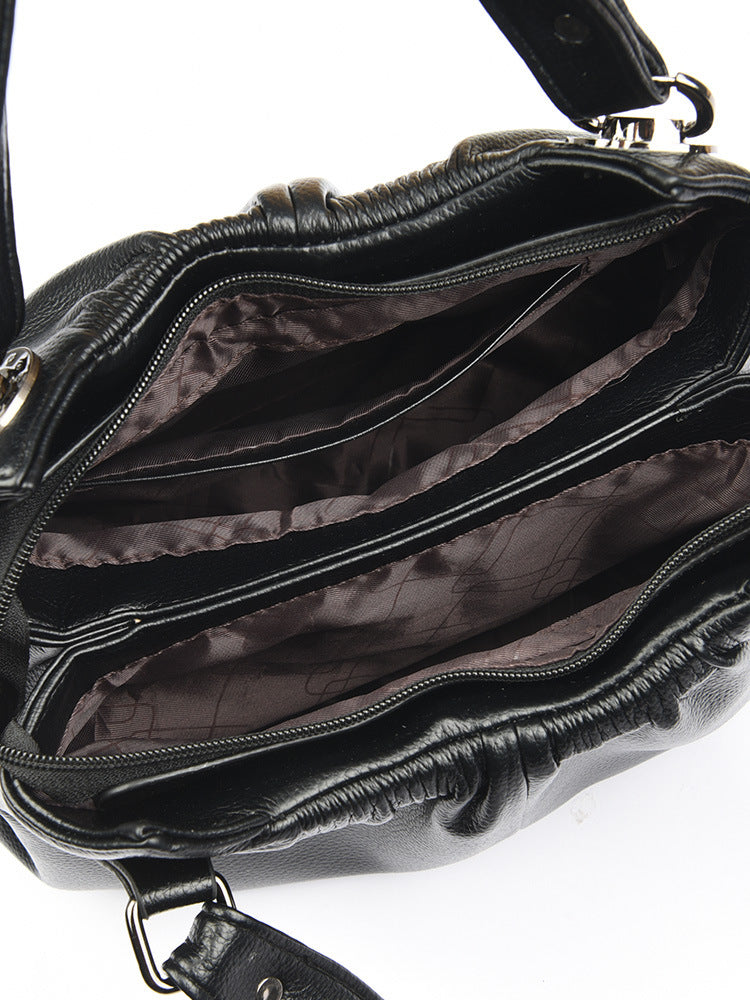 Carla | Bolso Tote de Piel Genuina 3 en 1 para Mano, Hombro y Bandolera