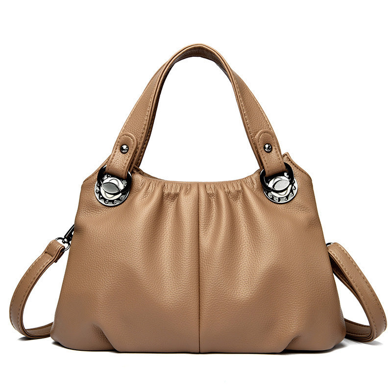 Carla | Bolso Tote de Piel Genuina 3 en 1 para Mano, Hombro y Bandolera