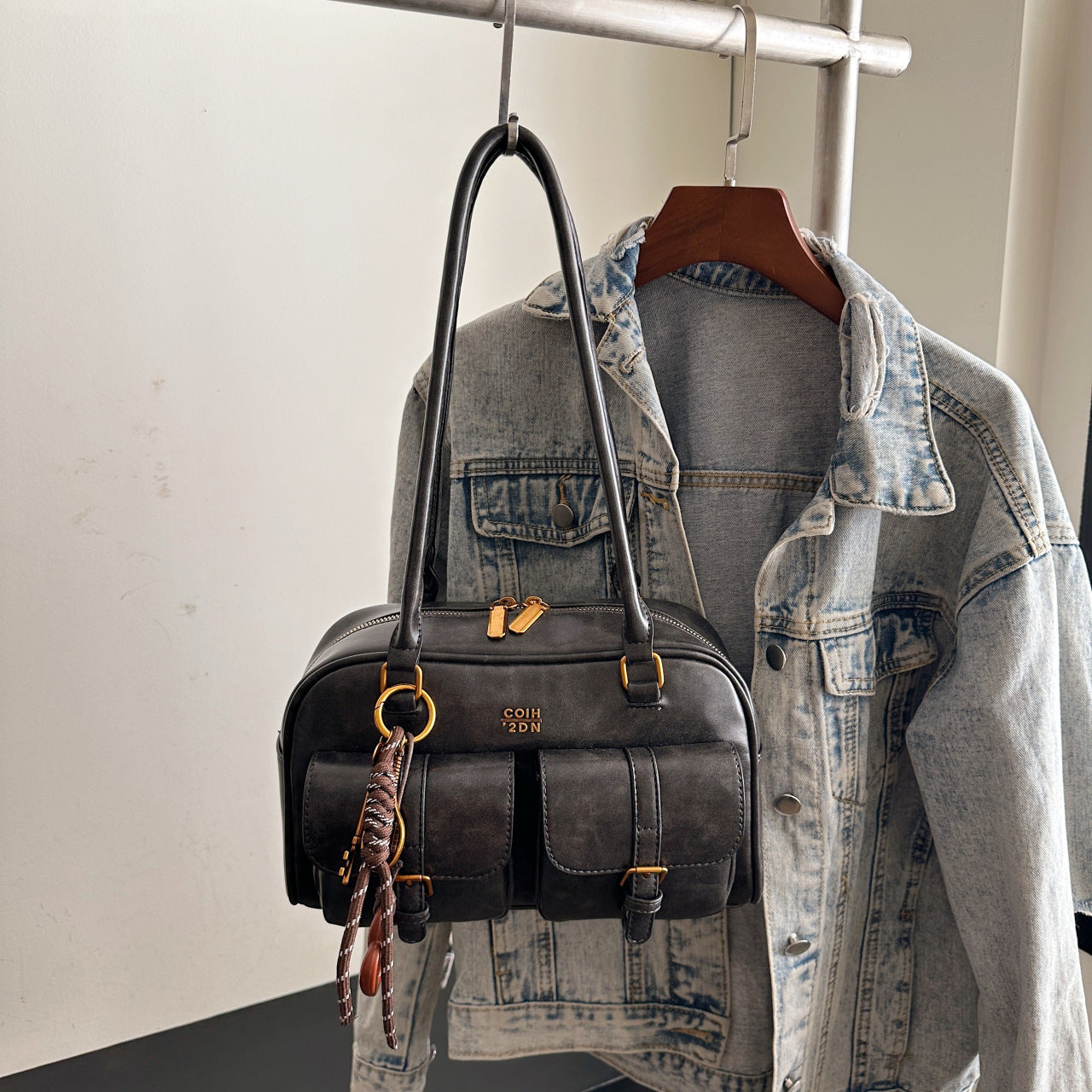 Martina | Bolso Tote Vintage Boston Acolchado – Hombro y Mano