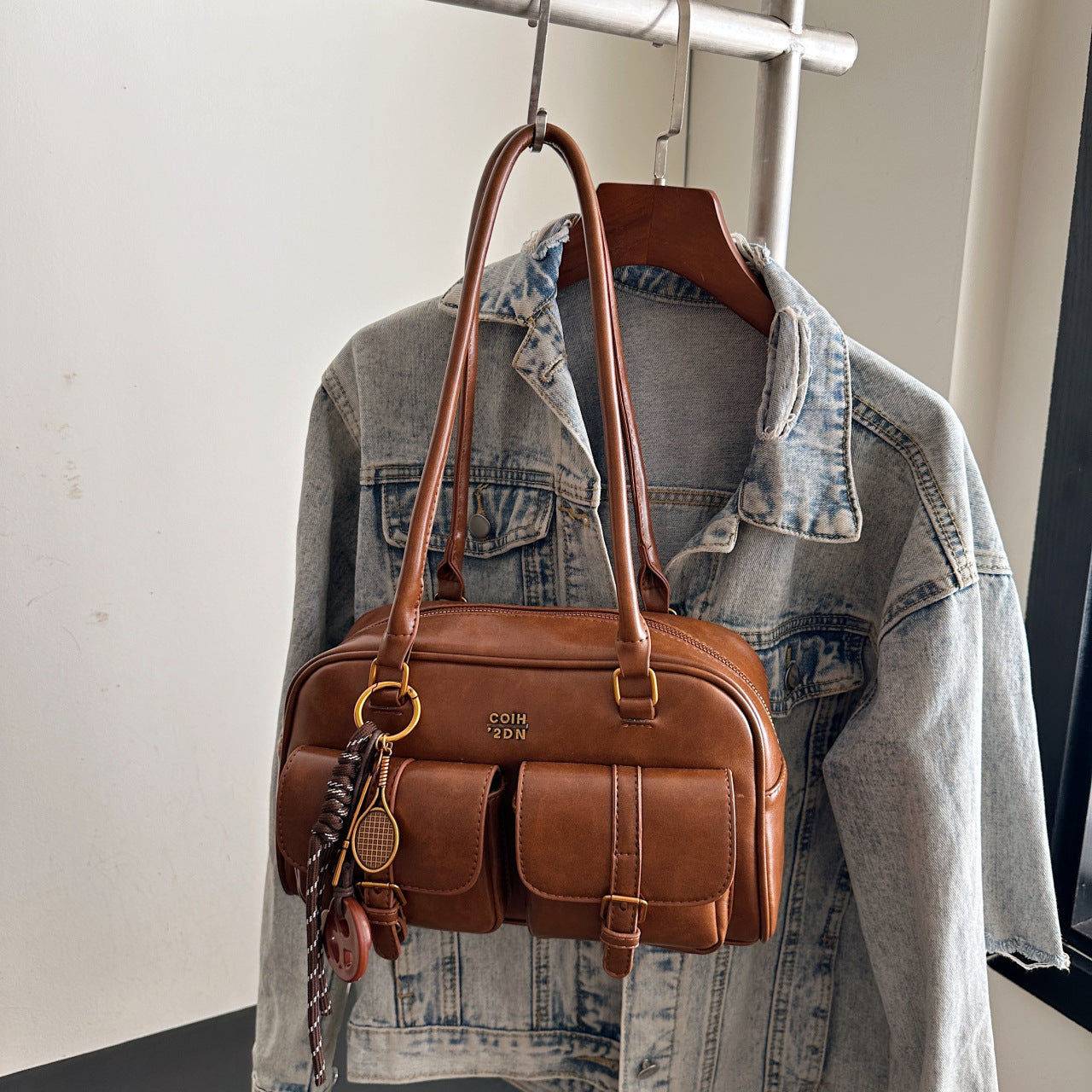 Martina | Bolso Tote Vintage Boston Acolchado – Hombro y Mano