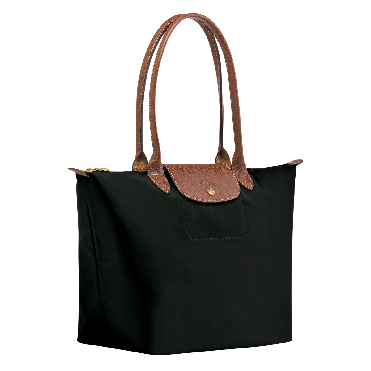 Bolso Plegable de Nailon Premium | Negro