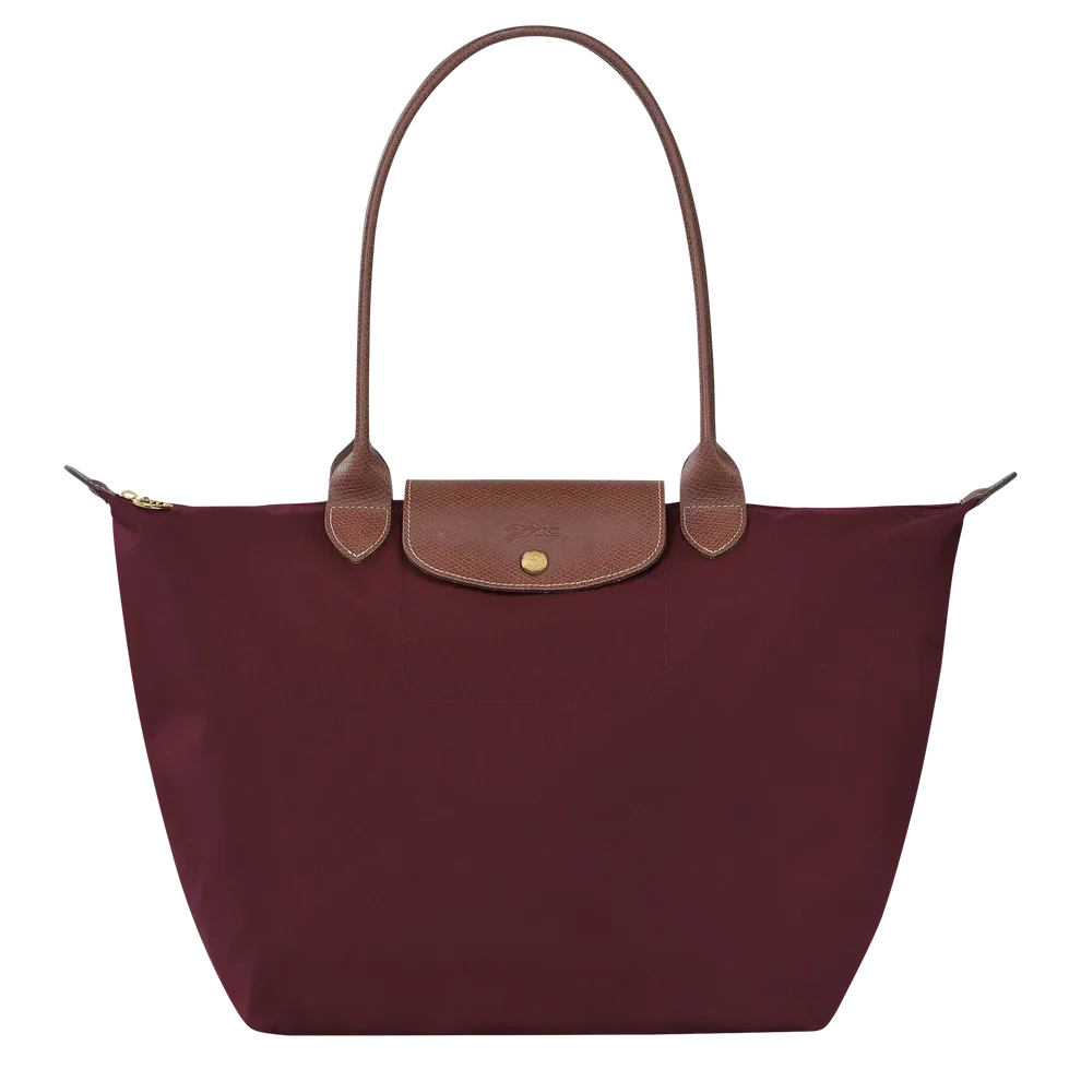 Bolso Plegable de Nailon Premium | Burdeos