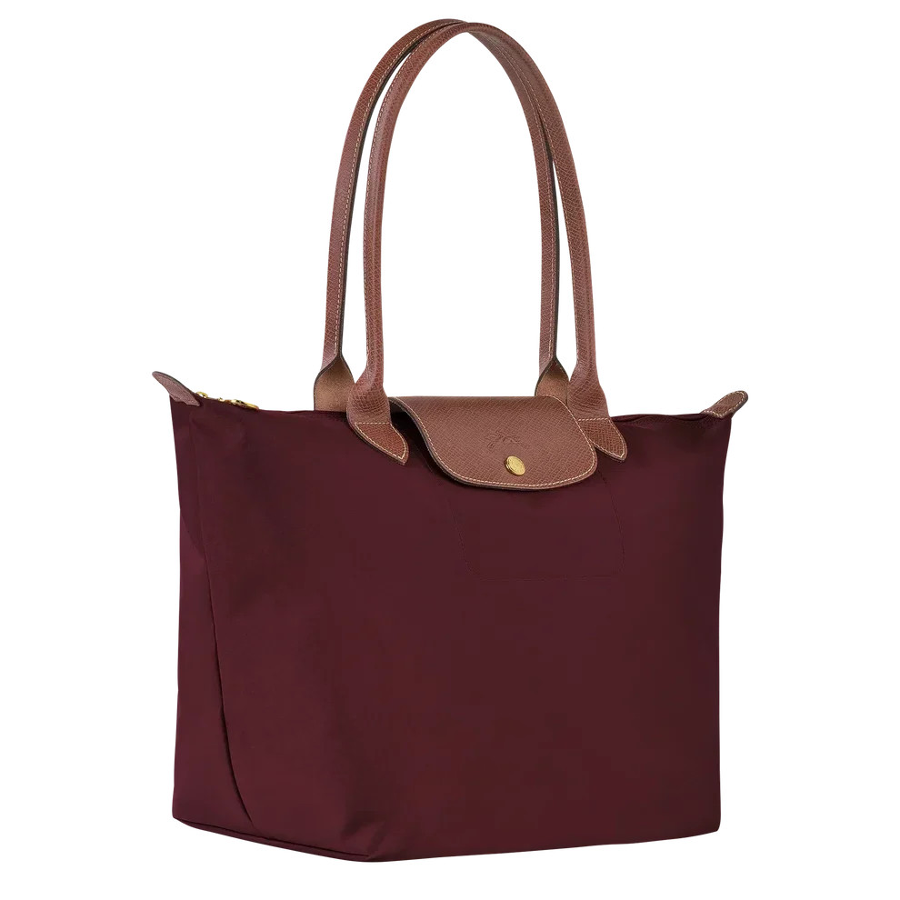 Bolso Plegable de Nailon Premium | Burdeos