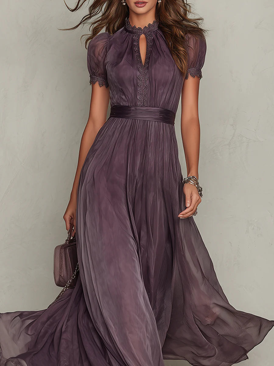 Martina | Vestido elegante de chiffon fluido