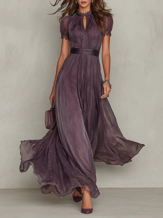 Martina | Vestido elegante de chiffon fluido
