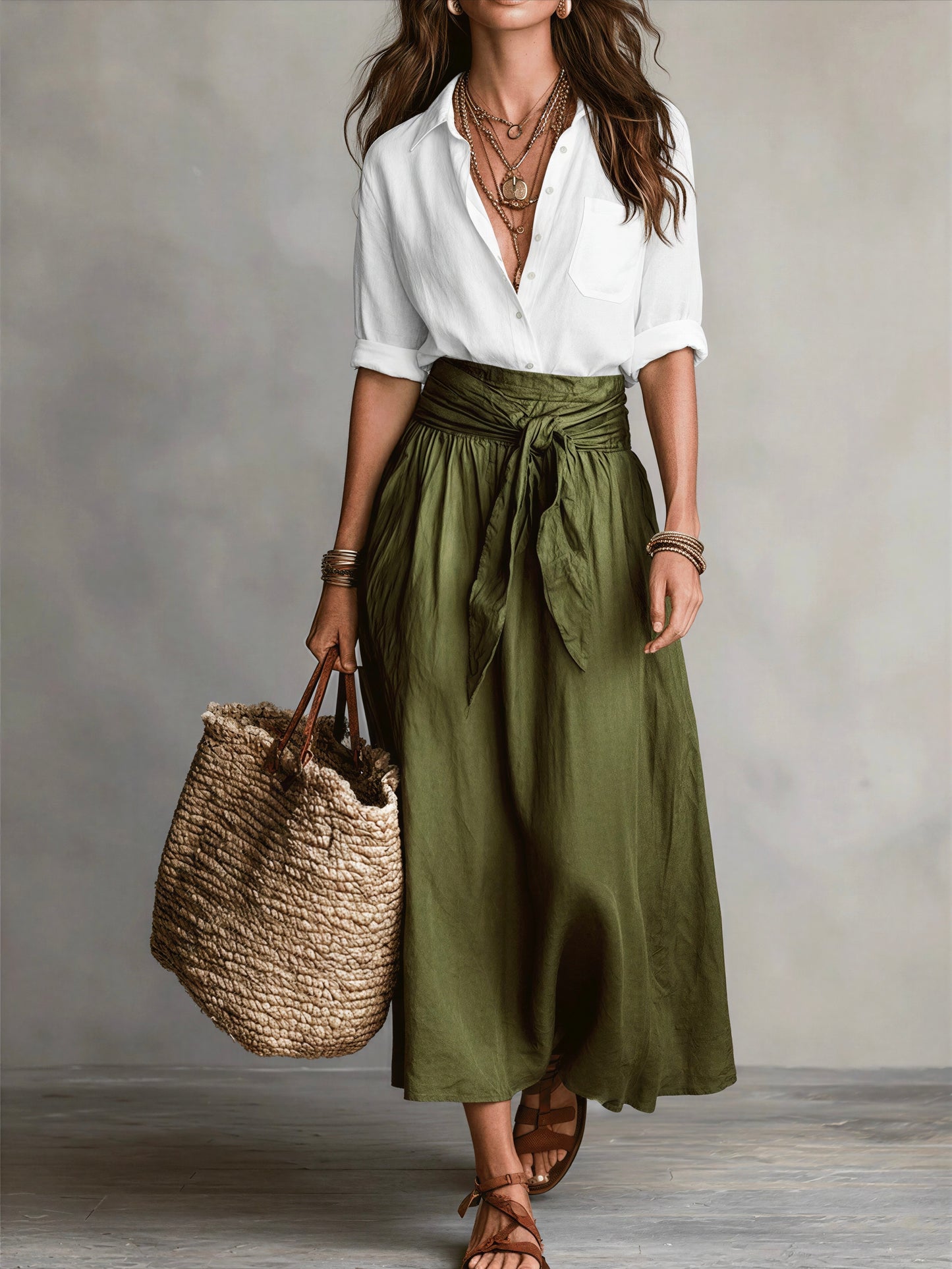 Nora | Conjunto fluido con lazada