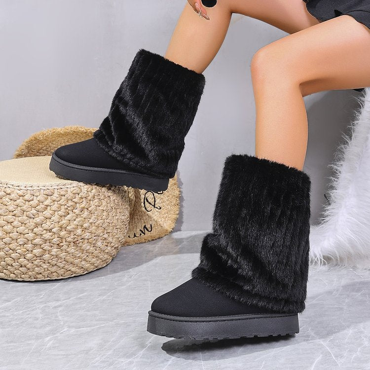 Valentina | Botas de Invierno con Plataforma y Forro de Pelo