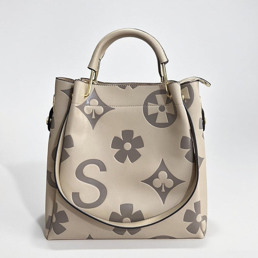 Lucia | Bolso Bucket Vintage Texturizado con Neceser Extraíble